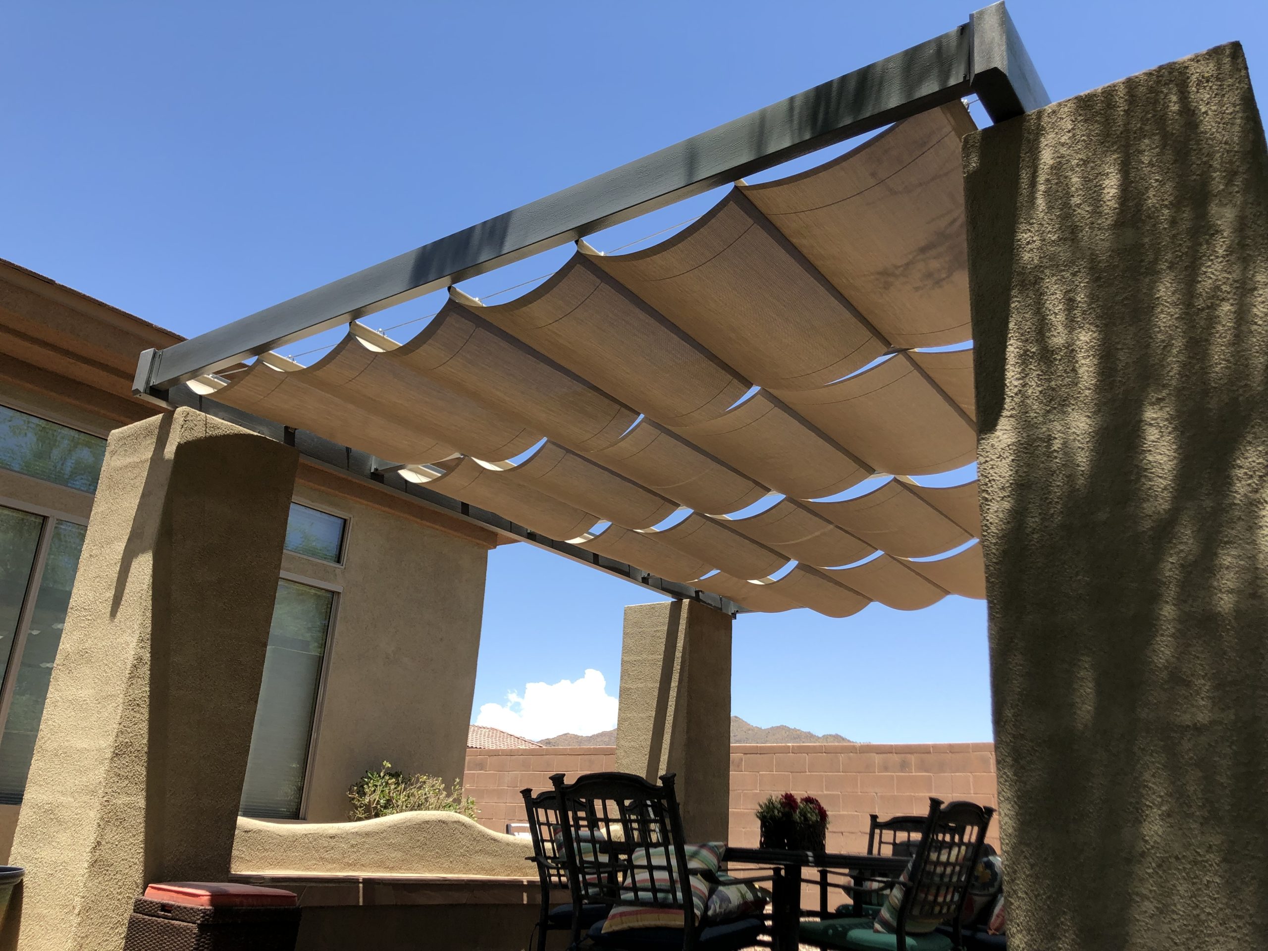 Roman Shades - Liberty Awnings and Shades