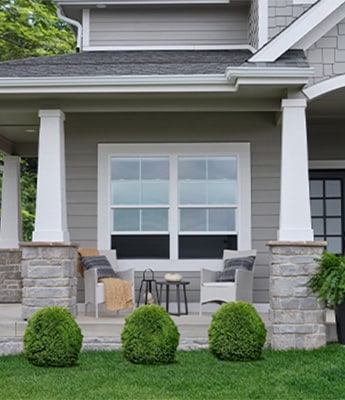 window with columns has a great warranty